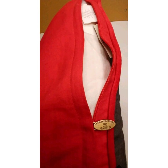 MacKenzie-Childs Farmhouse Holiday Truck Pillow Cotton/Linen Applique Embroidery - Picture 12 of 16